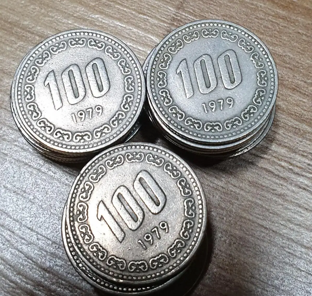 1979년100원 10개